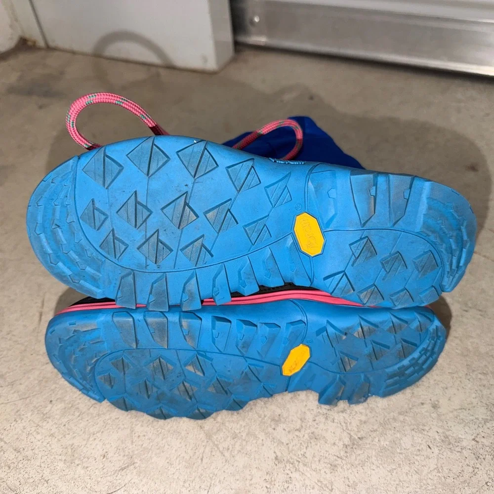 Stella McCartney Kids SnowBoots‎ Girls 5 Multi Color Block Vibram Sole Nylon